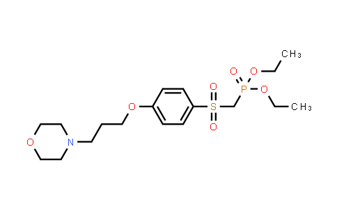 CAS No. 1478586-57-0, Diethyl (((4-(3-morpholinopropoxy)phenyl)sulfonyl)methyl)phosphonate