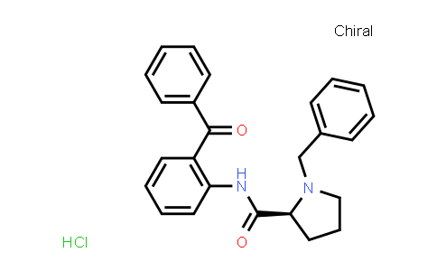 CAS No. 147959-98-6, (S)-N-(2-benzoylphenyl)-1-benzylpyrrolidine-2-carboxamide hydrochloride