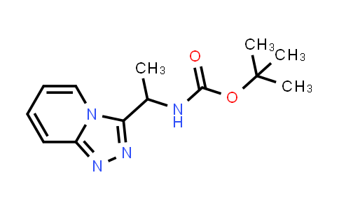 CAS No. 1480681-62-6, tert-Butyl (1-([1,2,4]triazolo[4,3-a]pyridin-3-yl)ethyl)carbamate