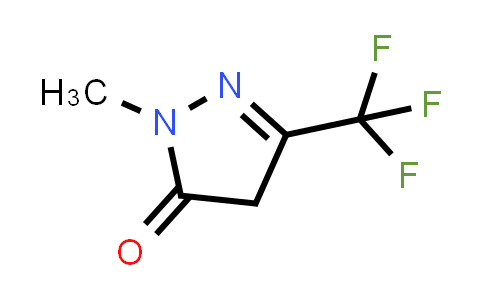 CAS No. 1481-02-3, 1-Methyl-3-(trifluoromethyl)-1H-pyrazol-5(4H)-one