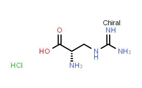 CAS No. 1482-99-1, (S)-2-amino-3-guanidinopropanoic acid hydrochloride