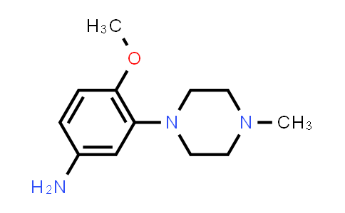 CAS No. 148546-78-5, 4-Methoxy-3-(4-methylpiperazin-1-yl)aniline