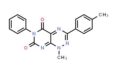 CAS No. 148613-63-2, 1-Methyl-6-phenyl-3-(p-tolyl)pyrimido[5,4-e][1,2,4]triazine-5,7(1H,6H)-dione