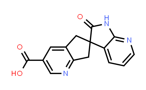 CAS No. 1486481-91-7, 2'-Oxo-1',2',5,7-tetrahydrospiro[cyclopenta[b]pyridine-6,3'-pyrrolo[2,3-b]pyridine]-3-carboxylic acid