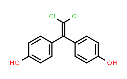 CAS No. 14868-03-2, 4,4'-(2,2-Dichloroethene-1,1-diyl)diphenol