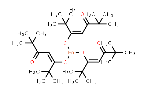 CAS No. 14876-47-2, Tris(2,2,6,6-tetramethyl-3,5-heptanedionato)iron(III)