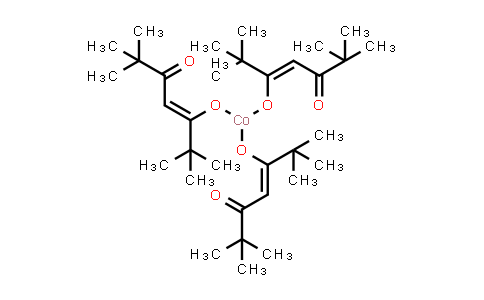 CAS No. 14877-41-9, Tris(2,2,6,6-tetramethyl-3,5-heptanedionato)cobalt(III)