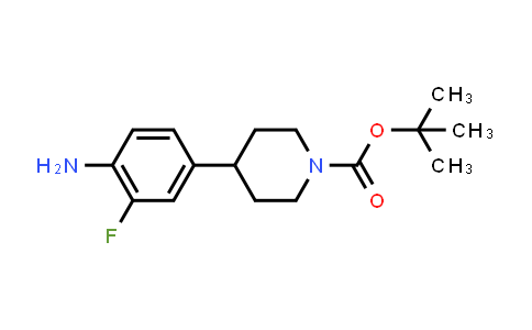 CAS No. 1488342-80-8, tert-Butyl 4-(4-amino-3-fluorophenyl)piperidine-1-carboxylate