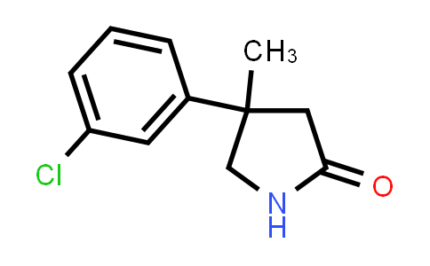CAS No. 1489459-26-8, 4-(3-Chlorophenyl)-4-methylpyrrolidin-2-one