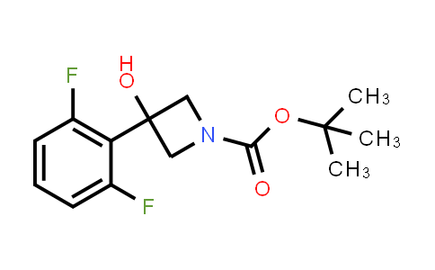 CAS No. 1489907-45-0, tert-Butyl 3-(2,6-difluorophenyl)-3-hydroxyazetidine-1-carboxylate
