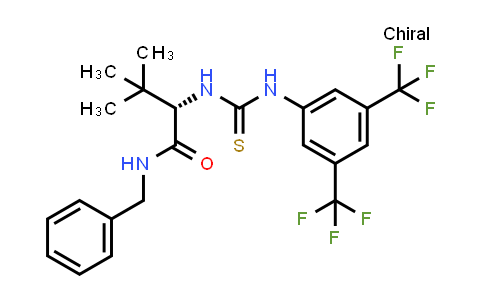 CAS No. 1490388-03-8, (2S)-2-[[[[3,5-Bis(trifluoromethyl)phenyl]amino]thioxomethyl]amino]-3,3-dimethyl-N-(phenylmethyl)butanamide