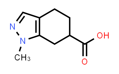 CAS No. 1490736-66-7, 1-Methyl-4,5,6,7-tetrahydro-1H-indazole-6-carboxylic acid