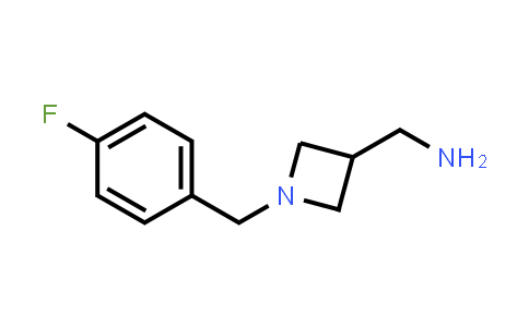 CAS No. 1491637-11-6, {1-[(4-Fluorophenyl)methyl]azetidin-3-yl}methanamine