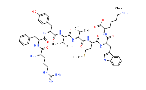 CAS No. 149234-04-8, L-Arginyl-L-phenylalanyl-L-tyrosyl-L-valyl-L-valyl-L-methionyl-L-tryptophyl-L-lysine