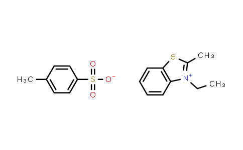 CAS No. 14933-76-7, 3-Ethyl-2-methylbenzo[d]thiazol-3-ium 4-methylbenzenesulfonate