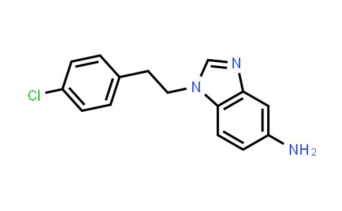CAS No. 1493318-64-1, 1-[2-(4-Chlorophenyl)ethyl]-1H-1,3-benzodiazol-5-amine