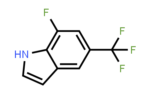 CAS No. 1493799-75-9, 7-Fluoro-5-(trifluoromethyl)-1H-indole
