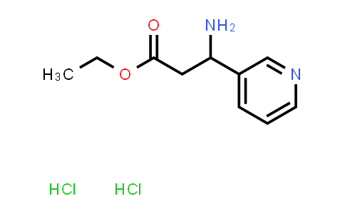 CAS No. 149498-96-4, Ethyl 3-amino-3-(pyridin-3-yl)propanoate dihydrochloride
