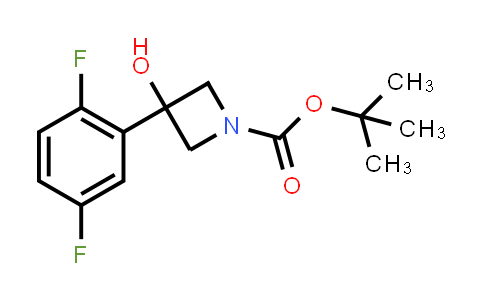 CAS No. 1495197-97-1, tert-Butyl 3-(2,5-difluorophenyl)-3-hydroxyazetidine-1-carboxylate