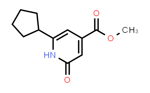 CAS No. 1495273-79-4, Methyl 6-cyclopentyl-2-oxo-1,2-dihydropyridine-4-carboxylate