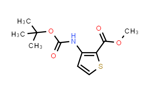 CAS No. 149587-72-4, Methyl 3-((tert-butoxycarbonyl)amino)thiophene-2-carboxylate