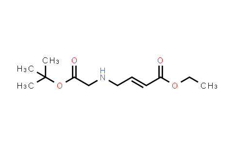 CAS No. 149650-08-8, 2-Butenoic acid, 4-[[(1,1-dimethylethoxy)carbonyl]methylamino]-, ethyl ester, (E)-