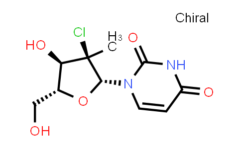 CAS No. 1496551-72-4, 1-((2R,3R,4R,5R)-3-chloro-4-hydroxy-5-(hydroxymethyl)-3-methyltetrahydrofuran-2-yl)pyrimidine-2,4(1H,3H)-dione