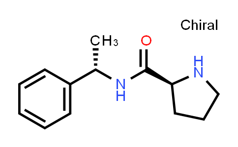 CAS No. 149673-13-2, 2-Pyrrolidinecarboxamide, N-[(1S)-1-phenylethyl]-, (2S)-