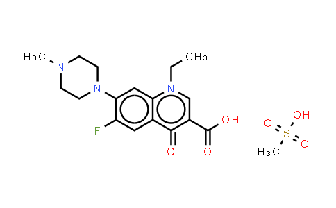 CAS No. 149676-40-4, Pefloxacin (mesylate dihydrate)