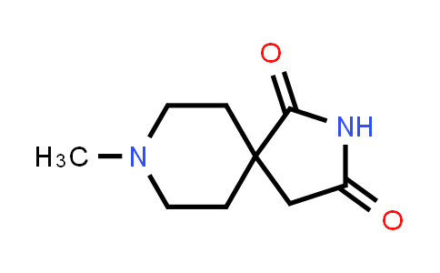 CAS No. 1497-15-0, 2,8-Diazaspiro[4.5]decane-1,3-dione, 8-methyl-