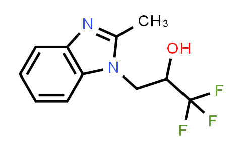 CAS No. 1497015-07-2, 1,1,1-Trifluoro-3-(2-methyl-1H-1,3-benzodiazol-1-yl)propan-2-ol