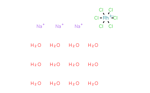 CAS No. 14972-70-4, Sodium hexachlororhodate(III)