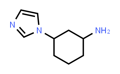 CAS No. 1497207-17-6, 3-(1H-Imidazol-1-yl)cyclohexan-1-amine
