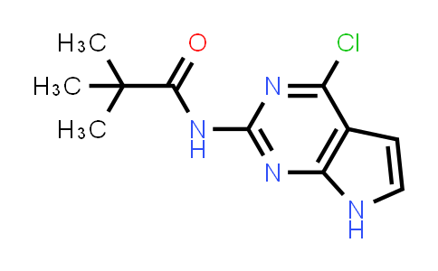 CAS No. 149765-15-1, N-(4-Chloro-7H-pyrrolo[2,3-d]pyrimidin-2-yl)-2,2-dimethylpropionamide