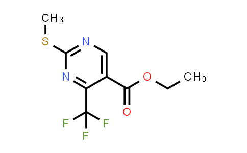 CAS No. 149771-12-0, Ethyl 2-(methylthio)-4-(trifluoromethyl)pyrimidine-5-carboxylate