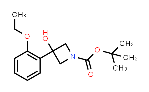 CAS No. 1497793-50-6, tert-Butyl 3-(2-ethoxyphenyl)-3-hydroxyazetidine-1-carboxylate
