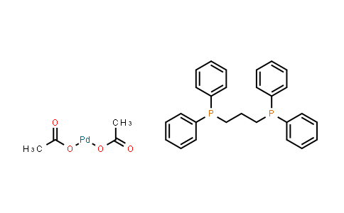 CAS No. 149796-59-8, Diacetato[1,3-bis(diphenylphosphino)propane]palladium(II)