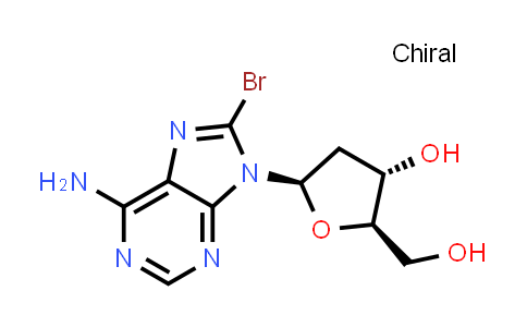 CAS No. 14985-44-5, (2R,3S,5R)-5-(6-Amino-8-bromo-9H-purin-9-yl)-2-(hydroxymethyl)tetrahydrofuran-3-ol