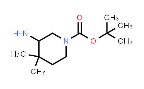 CAS No. 1498964-85-4, tert-Butyl 3-amino-4,4-dimethylpiperidine-1-carboxylate