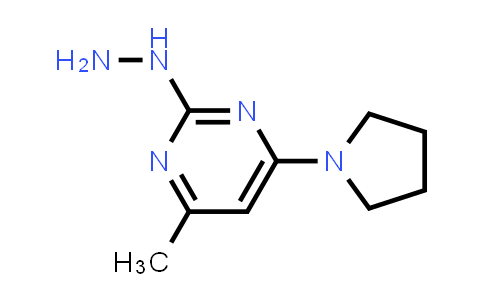 MC525791 | 1499423-07-2 | 2-Hydrazinyl-4-methyl-6-(pyrrolidin-1-yl)pyrimidine