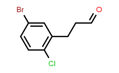 CAS No. 149965-44-6, Benzenepropanal, 5-bromo-2-chloro-