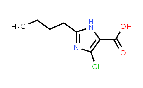 CAS No. 149968-28-5, 2-Butyl-4-chloro-1H-imidazole-5-carboxylic acid