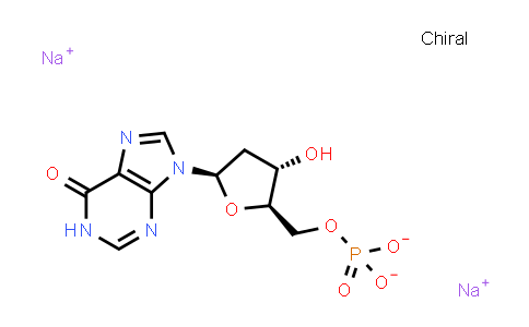 14999-52-1 | Sodium ((2R,3S,5R)-3-hydroxy-5-(6-oxo-1H-purin-9(6H)-yl)tetrahydrofuran-2-yl)methyl phosphate
