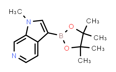 CAS No. 1501153-45-2, 1-Methyl-3-(tetramethyl-1,3,2-dioxaborolan-2-yl)-1H-pyrrolo[2,3-c]pyridine
