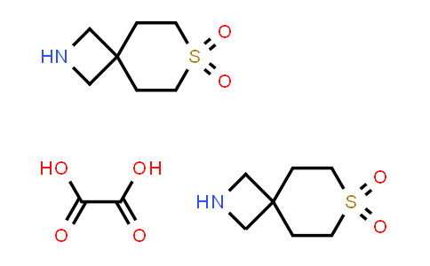 CAS No. 1501856-47-8, 7-Thia-2-aza-spiro[3.5]nonane 7,7-dioxide oxalate(2:1)
