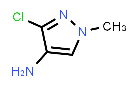 CAS No. 150187-11-4, 3-Chloro-1-methyl-1H-pyrazol-4-amine