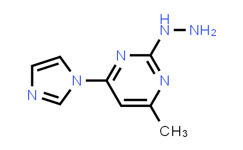 CAS No. 1502217-62-0, 2-Hydrazinyl-4-(1H-imidazol-1-yl)-6-methylpyrimidine