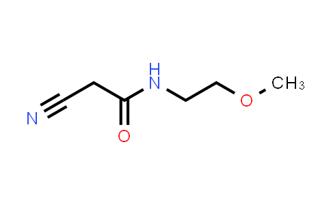 CAS No. 15029-44-4, 2-Cyano-N-(2-methoxyethyl)acetamide