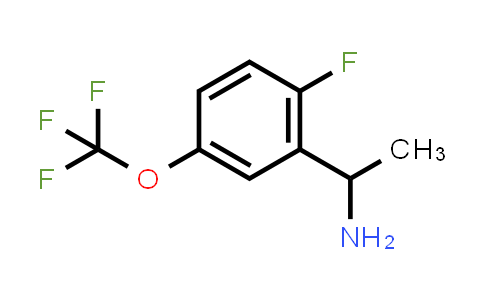 CAS No. 1503049-73-7, 1-(2-Fluoro-5-(trifluoromethoxy)phenyl)ethan-1-amine
