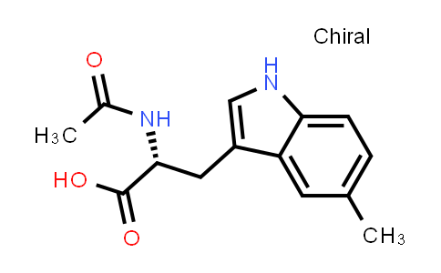 CAS No. 150357-14-5, (R)-2-Acetamido-3-(5-methyl-1H-indol-3-yl)propanoic acid